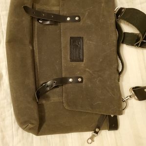 Ugmonk waxed canvas leather messenger bag